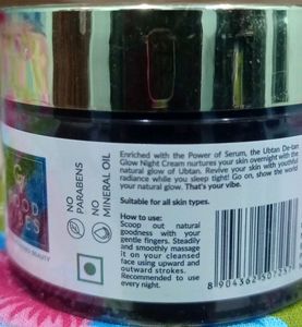 Good Vibes De-tan Glow Night Cream-ubtan