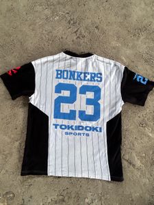 Boxing Club Striped Graphic Tee