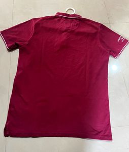 Louis Philippe Polo Collar Slim Fit T-shirt