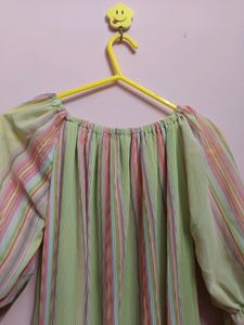 Multicolored A Line Dress