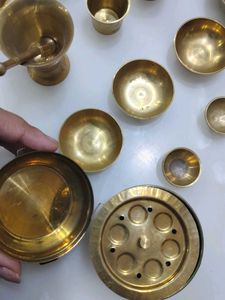 Peetal(Brass) Miniature Cooking Set