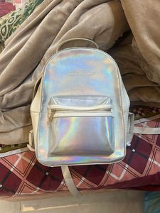 holo white allen solly backpack