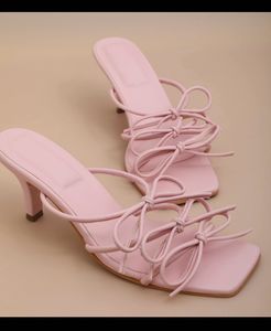 Pink Multi-Bow Heels
