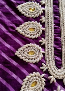 Hand Embroidered Straight Cut Long Kurta