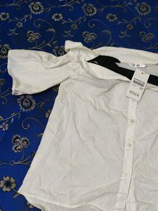 White Off-Shoulder Top