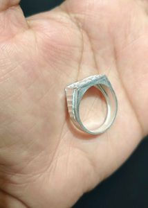 Trishul symbol pure silver Gents 💍