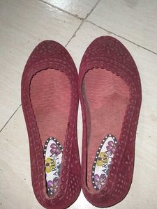 Maroon Ballerinas