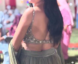 Olive Green Lehenga