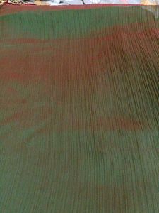 Green &amp; Gold Trim Sari