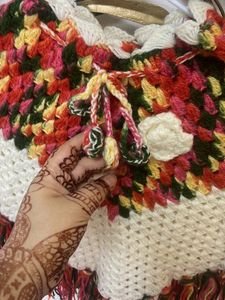 Never Worn: Vintage Crochet Poncho