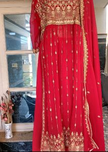 Designer Suits With Beautiful Stone And Zari Work