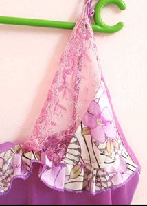 Floral Purple Robe