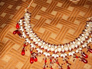 Necklace With Flower Bracelet