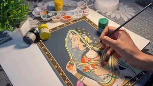 Radha Bani Thani Painting