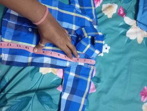 Blue Checked Shirt 3+ month