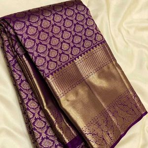 New Women Banarasi Soft Silk Saree