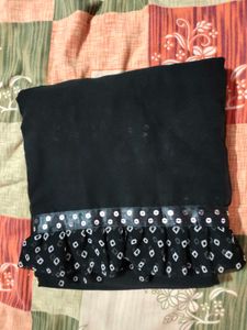 Elegant Black Saree