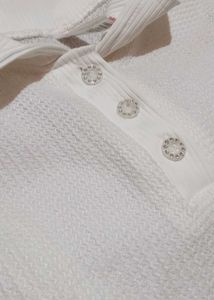 White textured top