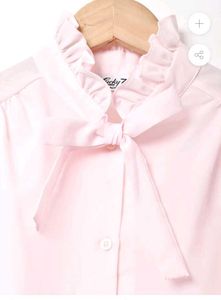 Pink,Ruffled Neck  ,Top