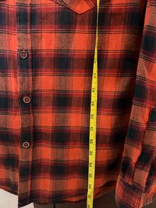 Red &amp; Black Flannel Shirt – Premium Cotton