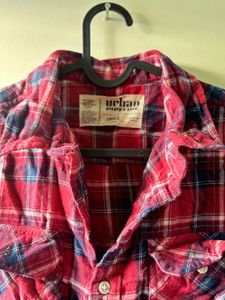 Urban Pipeline Plaid Flannel Vest
