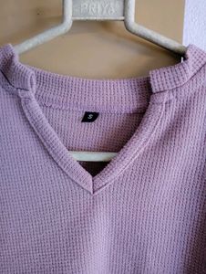 KNITTED CROP TOP