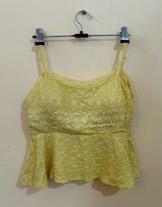 Double Side Wear Motif Print Bralette+short Kurti