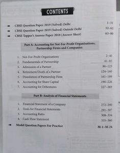 Accountancy Question Bank Class 12