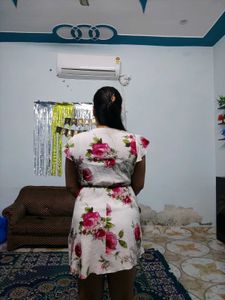 Floral Print Mini Dress