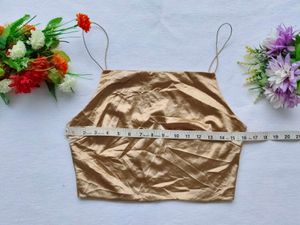 Golden Party Wear Top