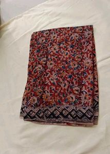 Kalamkari Handblock Natural Dyed Dupatta (New)