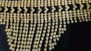 Rhinestone Necklace With Earrings