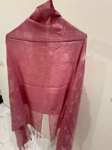 Pink Floral  Scarf