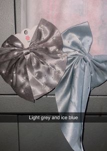 Pearl Bow Hair Clips - Set of 2