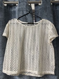Crochet Knit Top