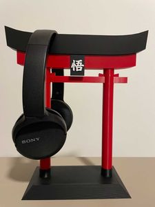 Torii Gate Headphone Stand 3d printed