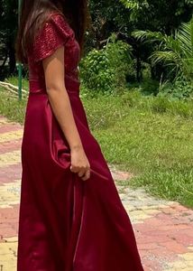 like new silk gown