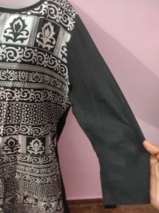 Xxl Georgette Kurta With Lining
