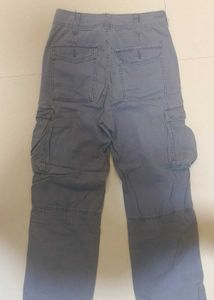 Blue Bershka Cargos
