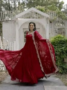 Trending Maroon Anarkali