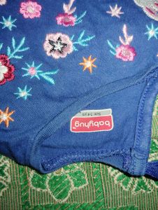 Cute Blue Embroidered Top