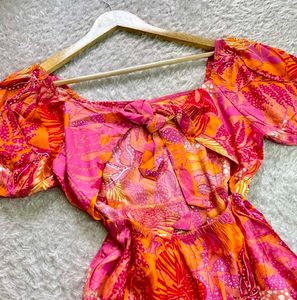 Floral Print Mini Dress