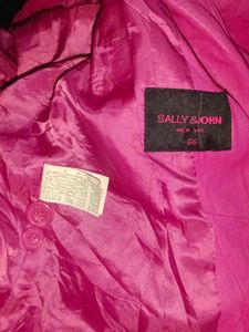 Hot Barbie Pink Leather Blazer