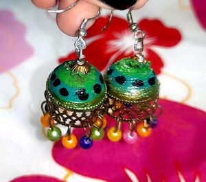 Handmade Jhumka Earrings