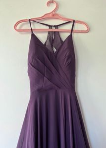 Modern purple dress👗
