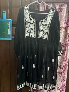 Black Embroidered Tunic