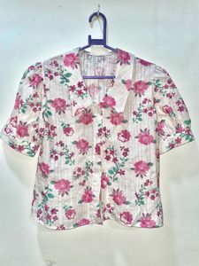 Susan Floral Blouse