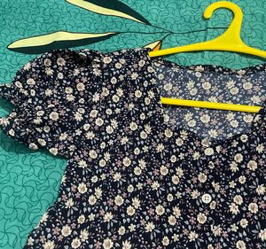 Korean Top Floral Print