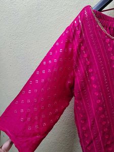 Pink Sharara Set