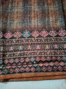 Brown Plaid Kurta Set ( winter suit)